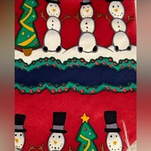 🎄Save the Children Original Christmas Holiday Snowman Tie 100% Silk Randa Corp